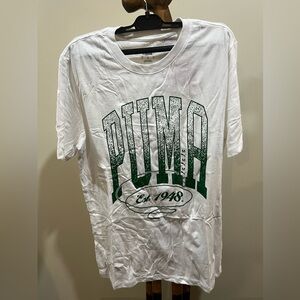 White puma t-shirt